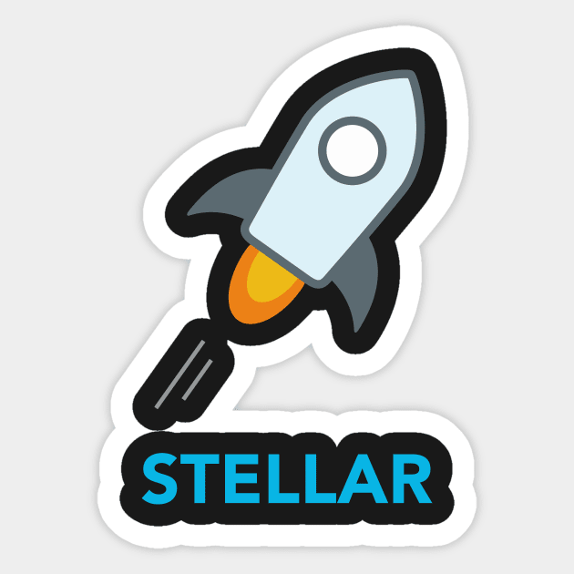 Stellar Lumens Crypto Coin Sticker by vladocar